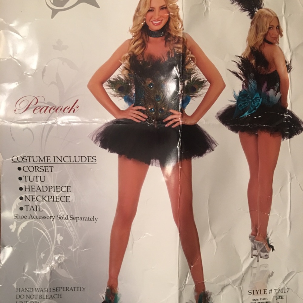 Woman’s peacock costume M/L.